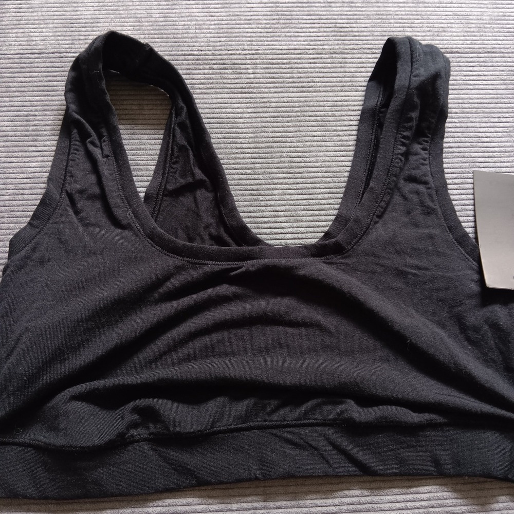 DKNY Bralette Bundle Womens M Purple Grey New 3 Pack Cotton Lace Triangle Scoop - Picture 5 of 8